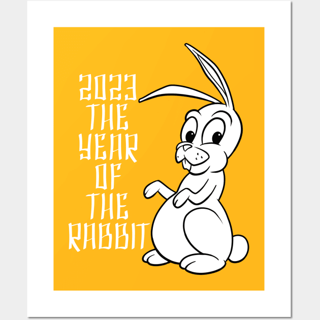 The Chinese Year of the Rabbit 2023 Wall Art by Generic Mascots